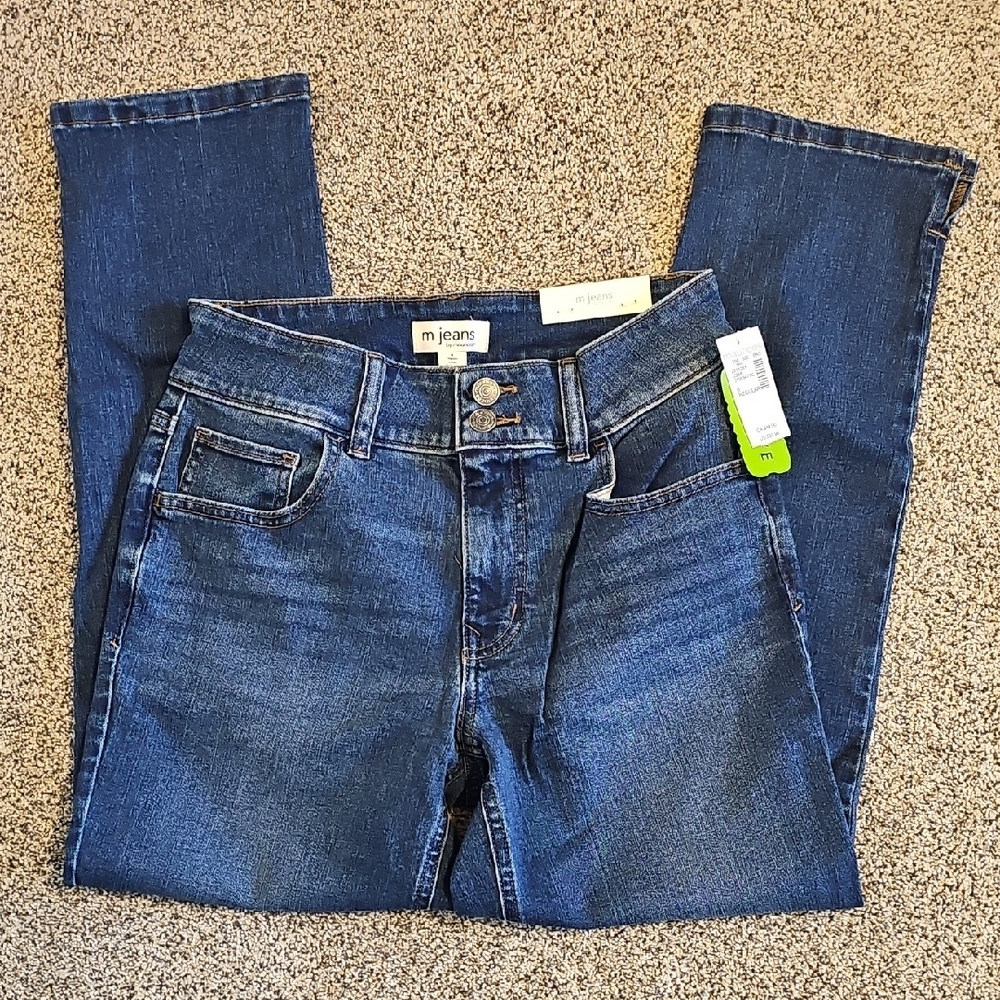 Maurices Women's Straight Leg Jeans - Blue